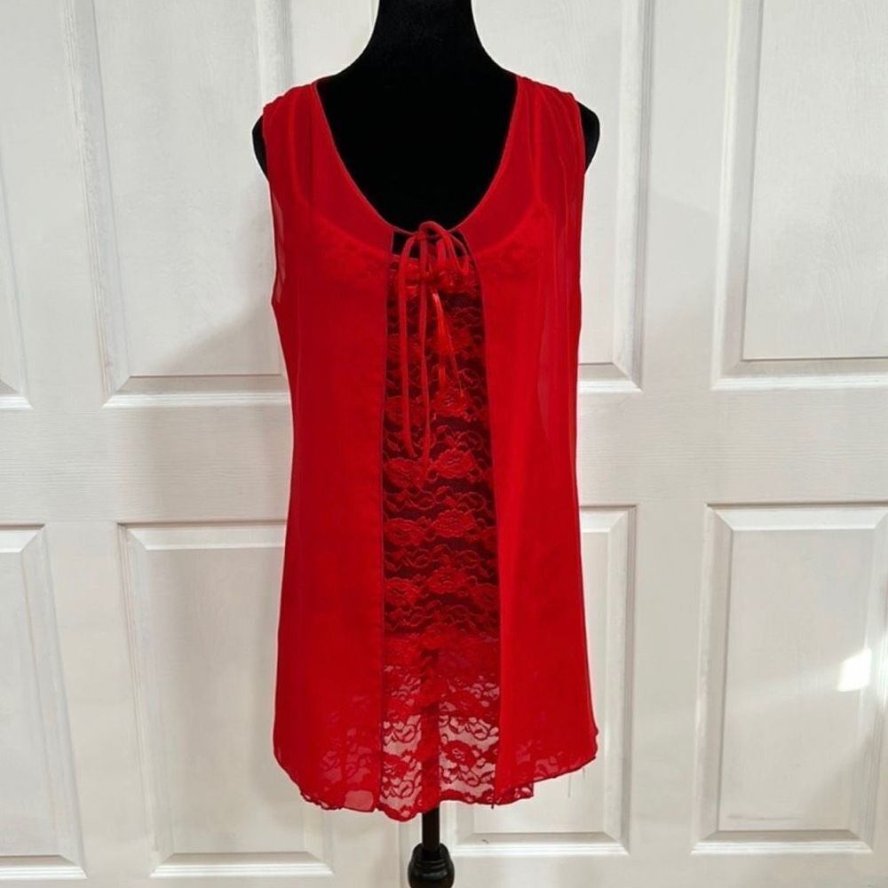 Small 2Pieces Red Lace Lingerie